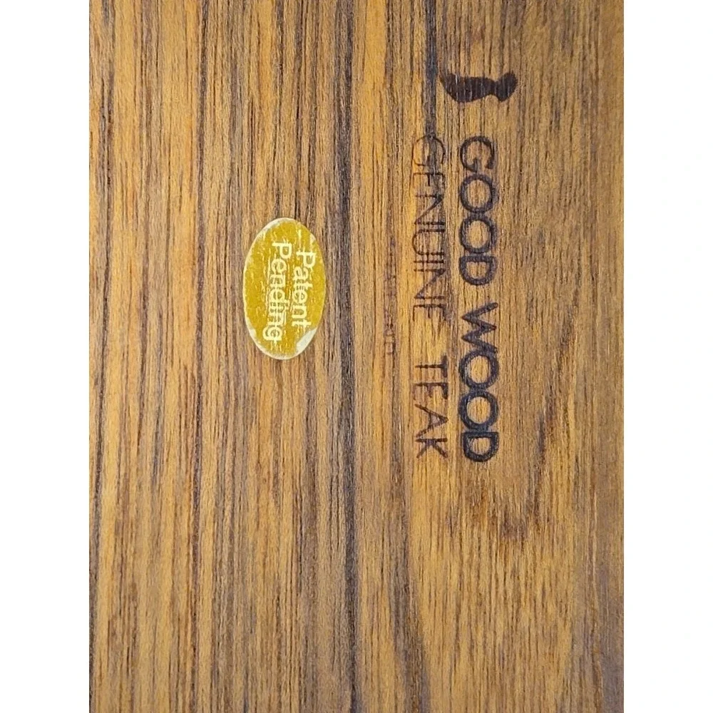 Good‎ Wood Genuine Teak Wire Cheese Slicer Cutting Board MCM Charcuterie 10